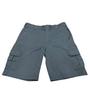 Dickies Flex Cargo Shorts Mens 36 Relaxed Fit Black Pockets Twill Workwear